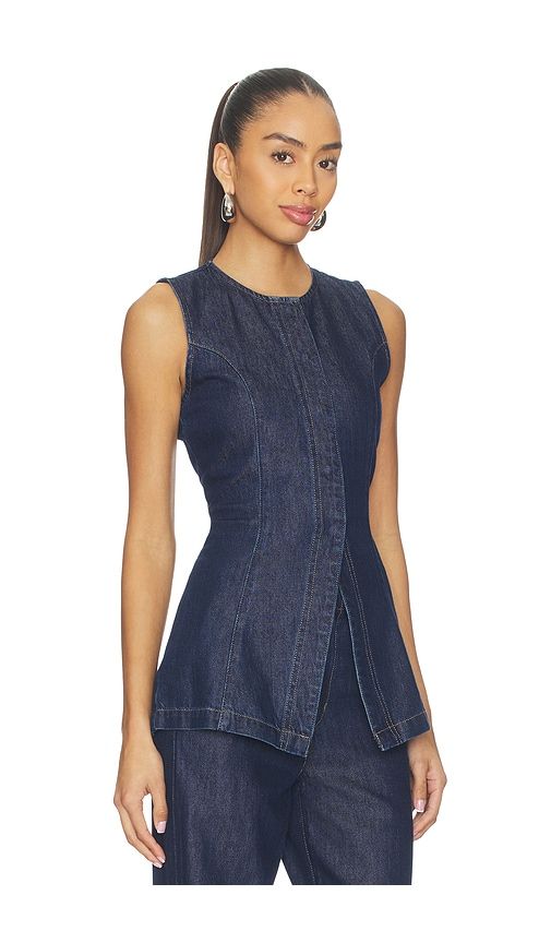 The Seamed Tunic Top in Blue. - size M (also in S, XS) - Joe's Jeans - Modalova