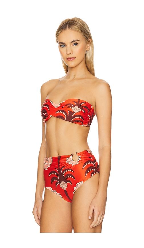 Sea Sprite Bikini Top in Red. - size XL (also in XS) - Johanna Ortiz - Modalova