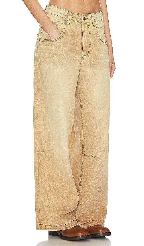 Colossus Baggy Jeans in Tan. - size 26 (also in 28) - Jaded London - Modalova