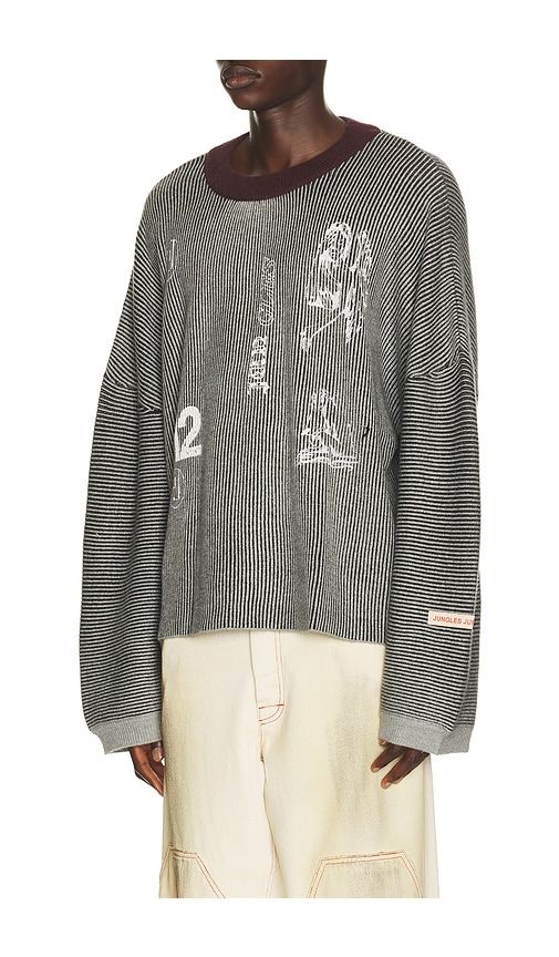 Sketches Two Tone Rib Knit Sweater in & White. - size L (also in M, S, XL/1X) - Jungles - Modalova