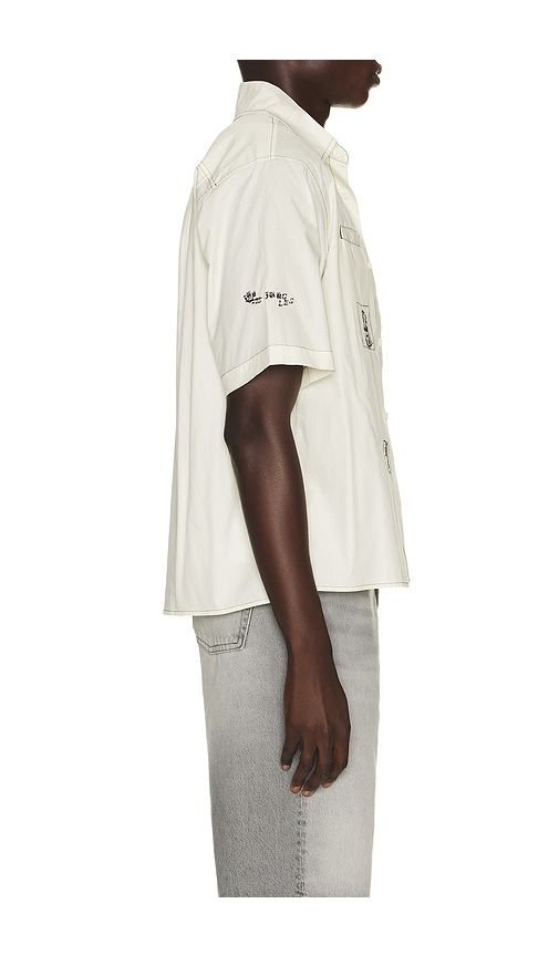No Where Button Up Shirt in Cream. - size L (also in M, S) - Jungles - Modalova