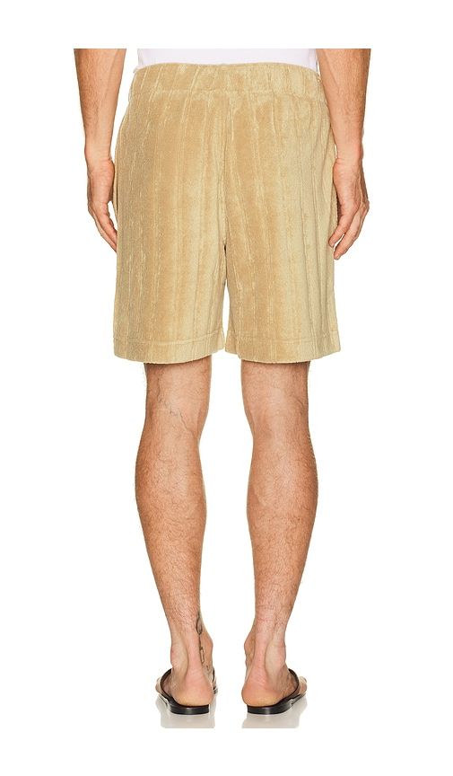 Allan Stripe Terry Shorts in Brown. - size L (also in M, S, XL/1X) - J.Lindeberg - Modalova