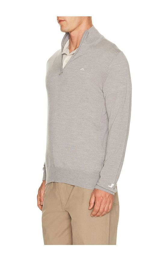 Kian Knitted Sweater in Grey. - size L (also in M, S, XL/1X) - J.Lindeberg - Modalova