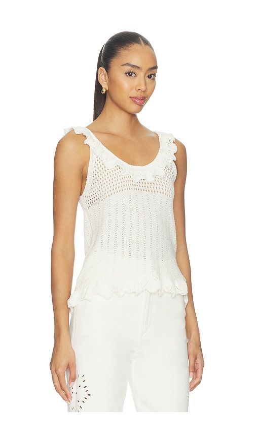 Cody Top in White. - size L (also in M, S, XS) - John & Jenn by Line - Modalova