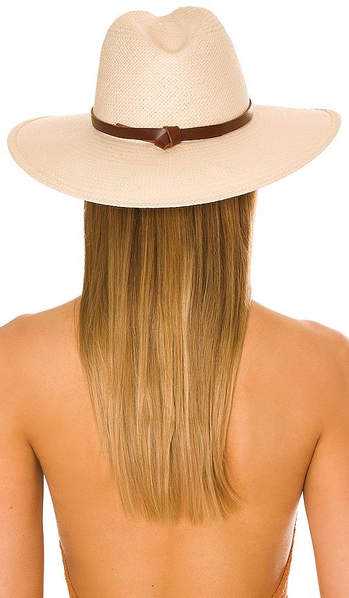 Judith Hat in Neutral. - size L (also in M, S) - Janessa Leone - Modalova