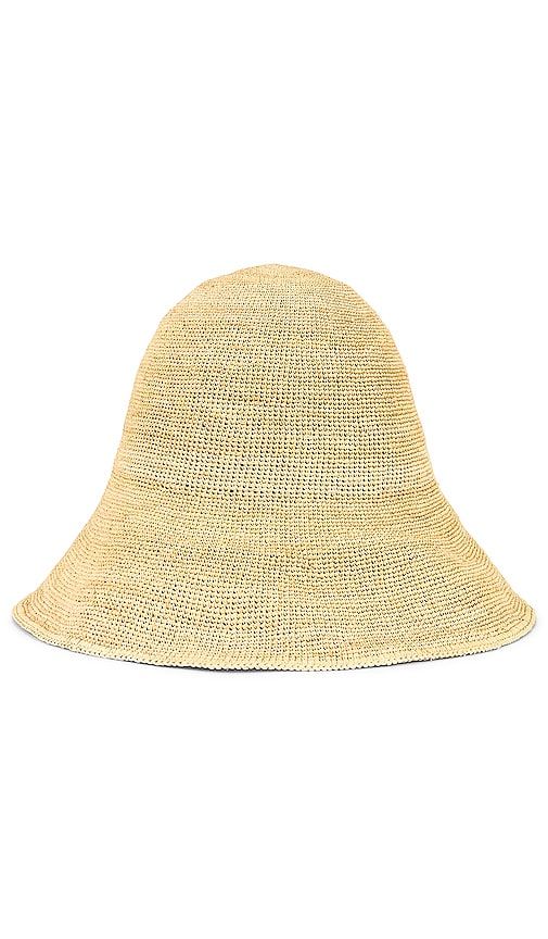 Teagan Hat in Neutral. - size L (also in M, S) - Janessa Leone - Modalova