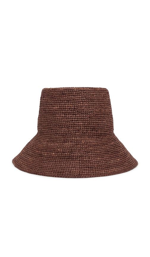 Felix Hat in Brown. - size L (also in M, S) - Janessa Leone - Modalova