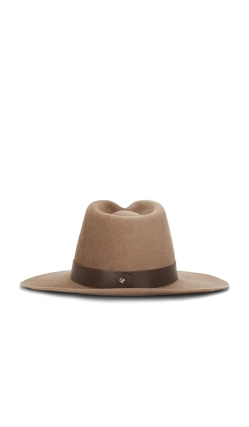 Kiko Fedora in Taupe. - size L (also in M, S) - Janessa Leone - Modalova