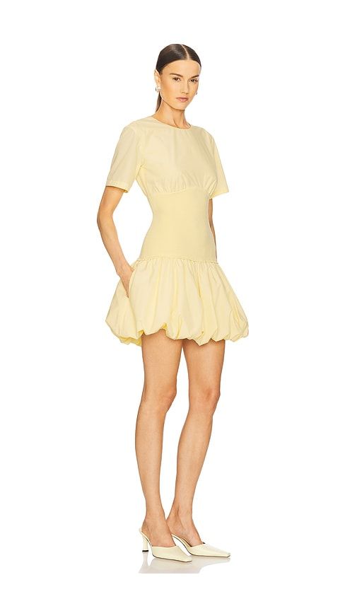 Libbie Short Sleeve Mini Dress in Lemon. - size M (also in S) - SIMKHAI - Modalova