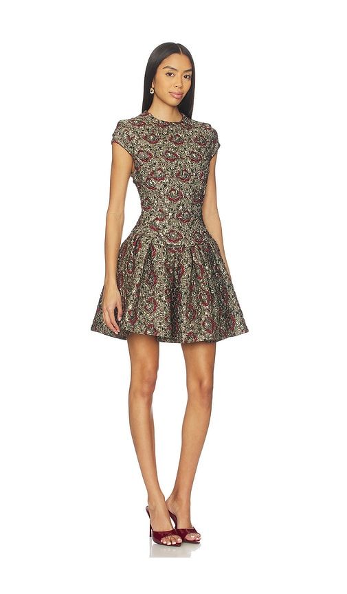Elowen Short Sleeve Mini Dress in Brown. - size 6 (also in 8) - SIMKHAI - Modalova