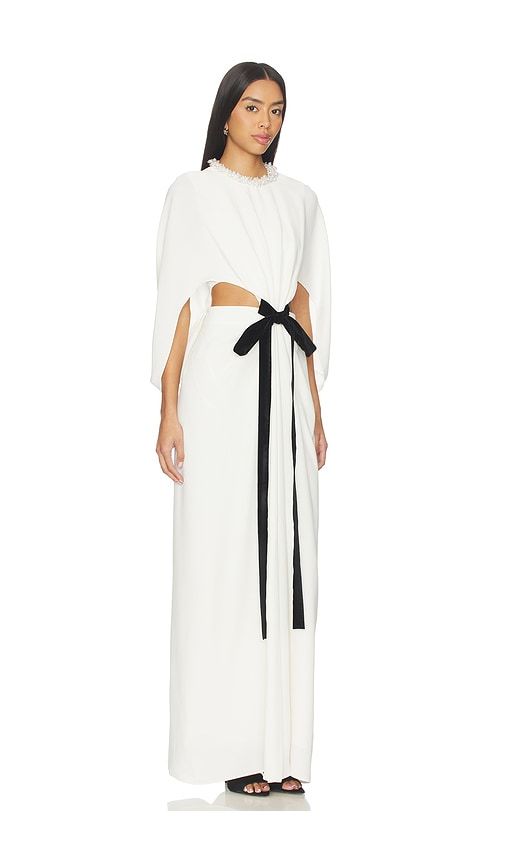 Annette Cape Gown in Ivory. - size 0 (also in 2) - SIMKHAI - Modalova