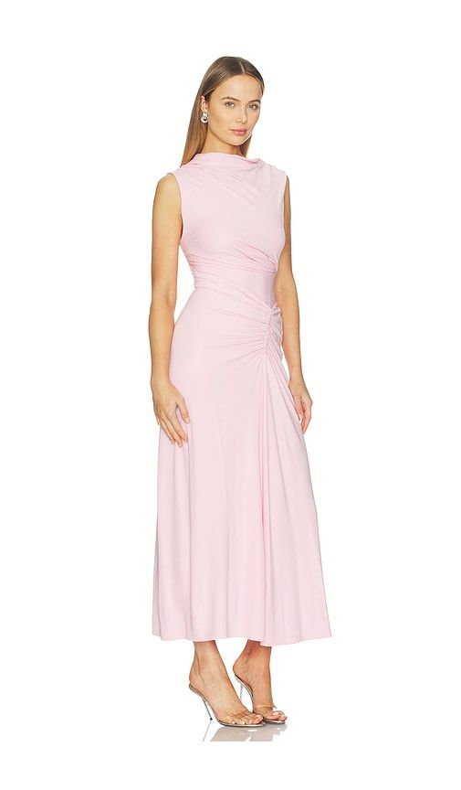 Acacia Draped Jersey Dress in Pink. - size M (also in XL) - SIMKHAI - Modalova