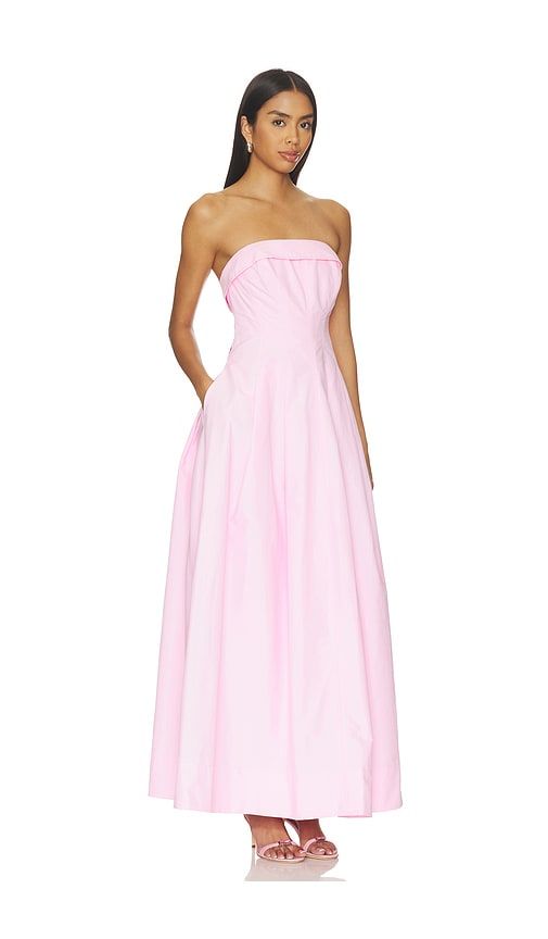 Avril Cotton Bustier Dress in Pink. - size 00 (also in 2) - SIMKHAI - Modalova