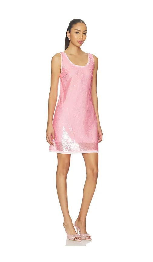 Stacie Sequin Mini Dress in Pink. - size 0 (also in 2, 4, 6, 8) - SIMKHAI - Modalova