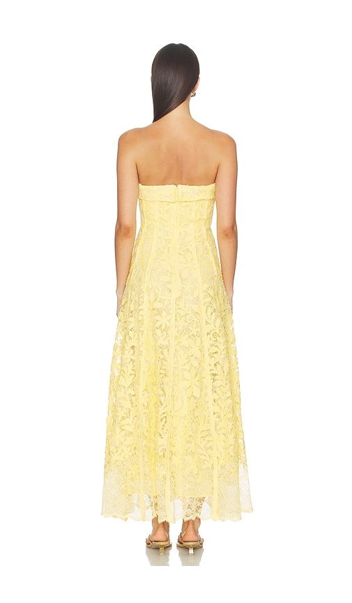 Imogen Cotton Lace Bustier Midi Dress in . Size 2. Also in 4 - SIMKHAI - Modalova