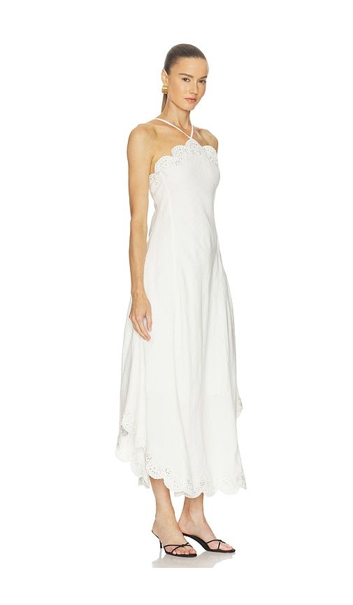 Gillian Embroidered Linen Midi Dress in . - size 4 (also in 8) - SIMKHAI - Modalova