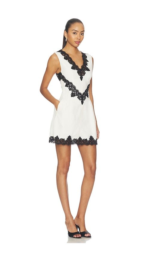Minna Sleeveless Mini Dress in Black & White. - size 2 (also in 6) - SIMKHAI - Modalova