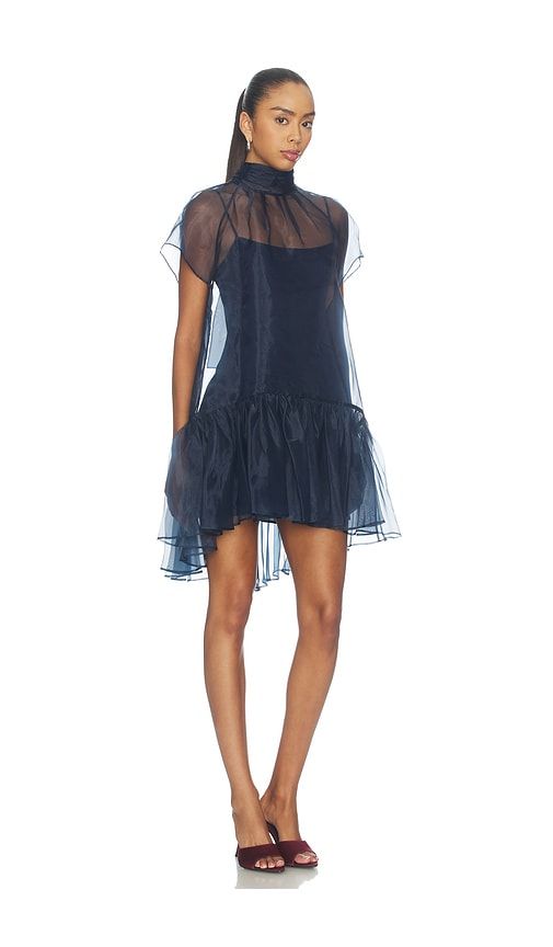 Beaux Tiered Mini Dress in Navy. - size 0 (also in 2, 4) - SIMKHAI - Modalova