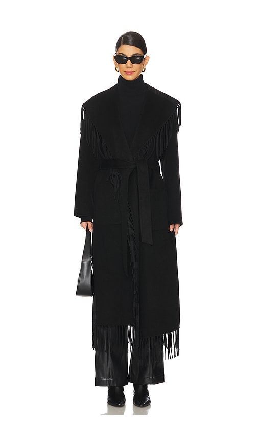 Carrie Fringe Robe Coat in . - size L (also in XS) - SIMKHAI - Modalova