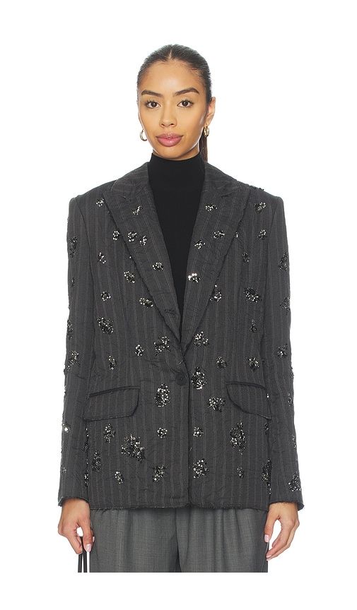 Murphy Blazer in Charcoal. - size 0 (also in 4) - SIMKHAI - Modalova