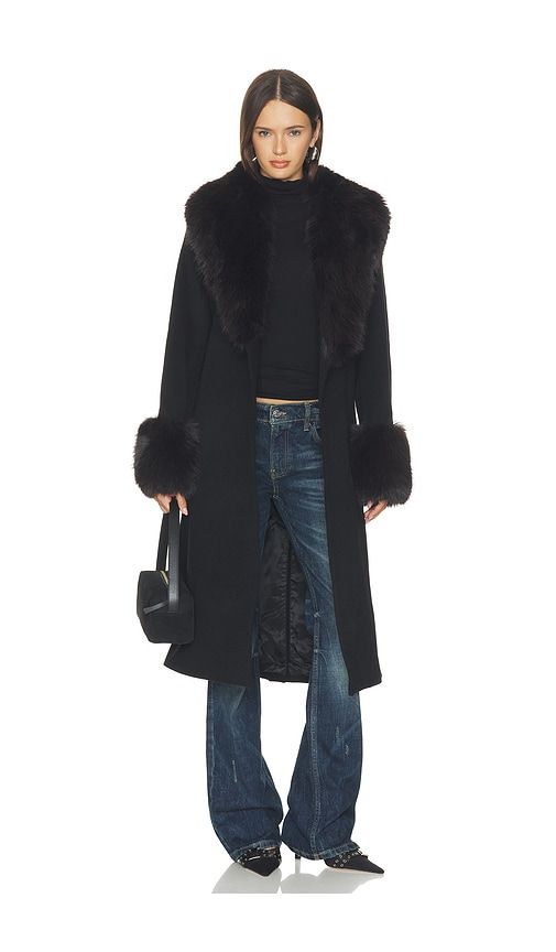 Kinsley Belted Long Coat in Multi. - size XS (also in S, M, L) - SIMKHAI - Modalova