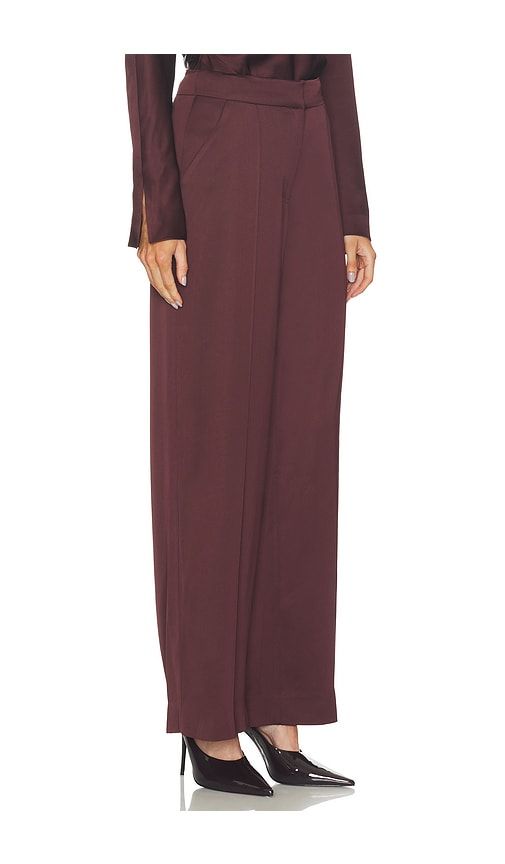 Kyra Wide Leg Pant in Brown. - size 0 (also in 2) - SIMKHAI - Modalova