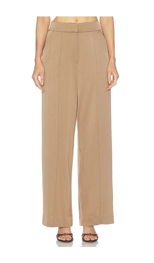 Kyra Classic Wovens Wide Leg Pant in Beige. - size 0 (also in 10, 2, 4, 6, 8) - SIMKHAI - Modalova