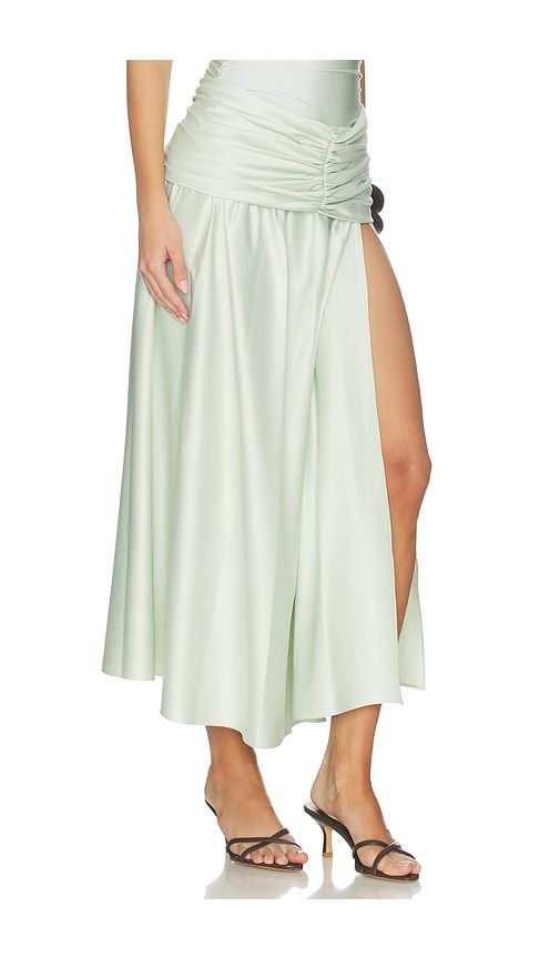 Gianna Draped Midi Skirt in . - size L (also in M, S, XS) - SIMKHAI - Modalova