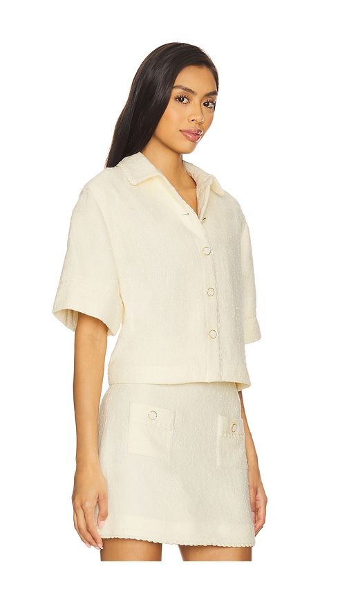 Khloe Short Sleeve Button Down Top in . - size S (also in M) - SIMKHAI - Modalova