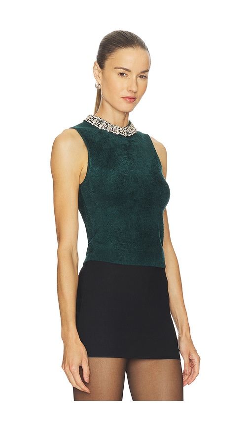 Rema Halter Top in Dark Green. - size M (also in S, XS) - SIMKHAI - Modalova