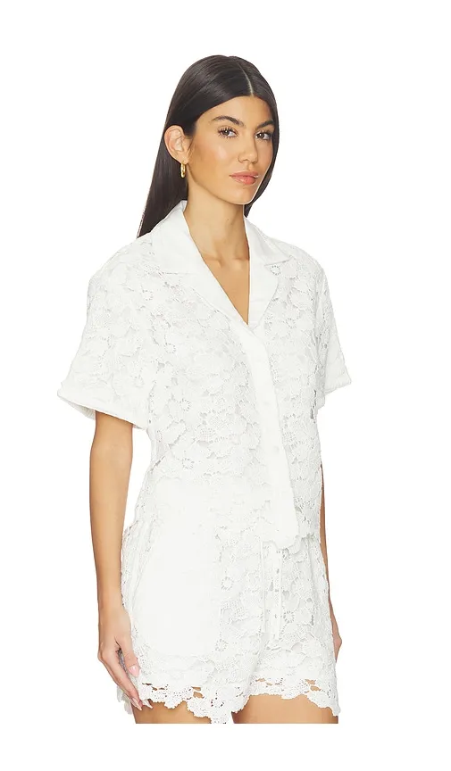 Glenn Lace Camp Shirt in . - size L (also in M, S) - SIMKHAI - Modalova