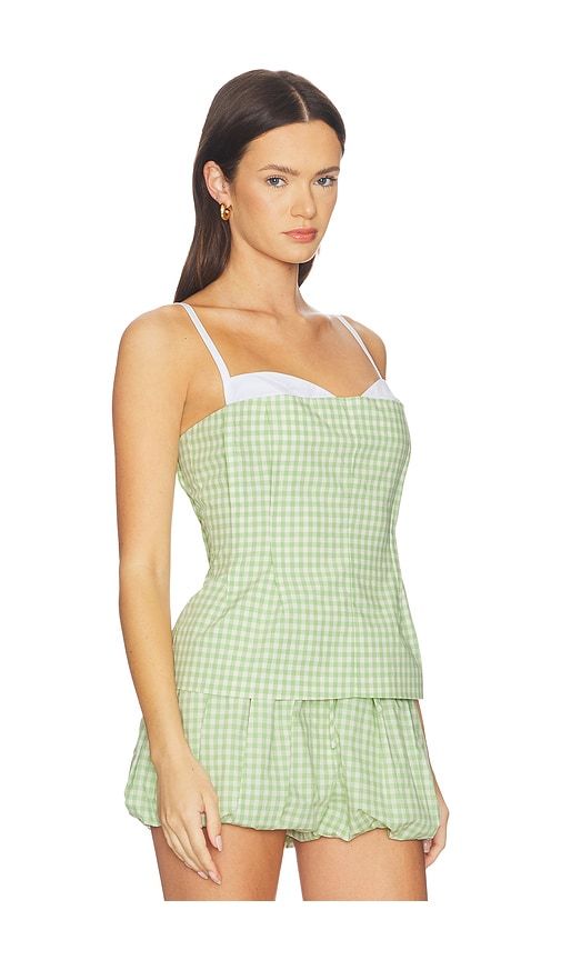 Charlee Bustier Top in Green. - size L (also in M, S) - SIMKHAI - Modalova
