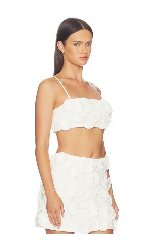 Delia Floral Raffia Bra Top in . - size 0 (also in 2, 4, 6, 8) - SIMKHAI - Modalova
