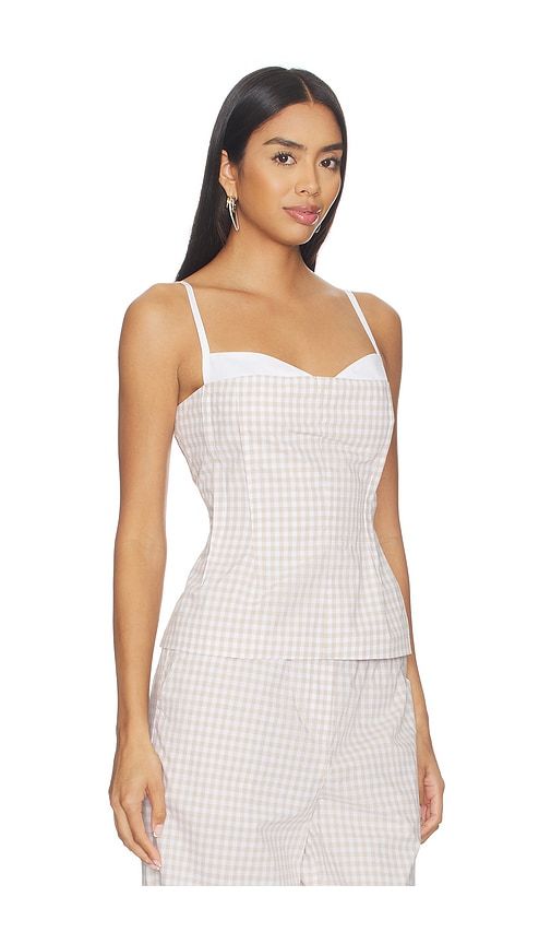 Charlee Bustier Top in Beige. - size L (also in M, S, XS) - SIMKHAI - Modalova