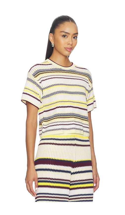 Tenley Short Sleeve Tee in Yellow. - size L (also in M, S, XS) - SIMKHAI - Modalova