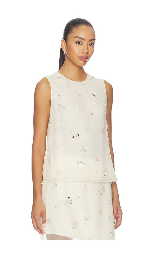Celia Sleeveless Top in Ivory. - size M (also in S, XS) - SIMKHAI - Modalova