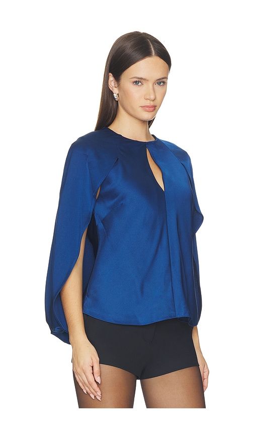 Lauren Cape Top in Blue. - size L (also in M, S, XS) - SIMKHAI - Modalova