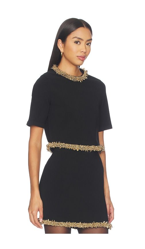 Nuria Short Sleeve Top in Black. - size L (also in M, S, XS) - SIMKHAI - Modalova