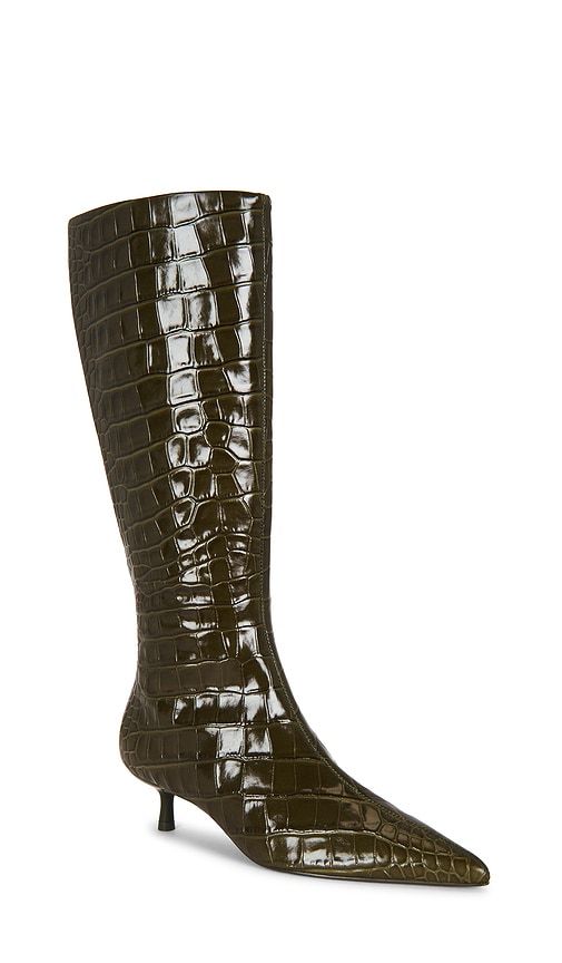 Janine Knee High Boot in Army. - size 36 (also in 37, 39, 40) - SIMKHAI - Modalova