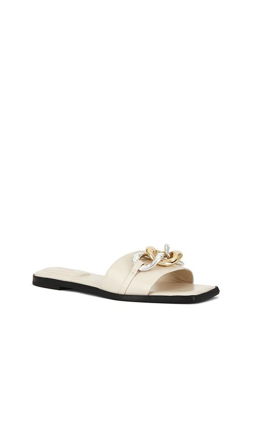 Arlo Chain Leather Flat Slide in . - size 36 (also in 37, 38, 39, 40) - SIMKHAI - Modalova