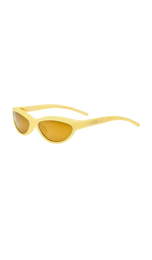 Curvo Sunglasses in Yellow - JACQUEMUS - Modalova
