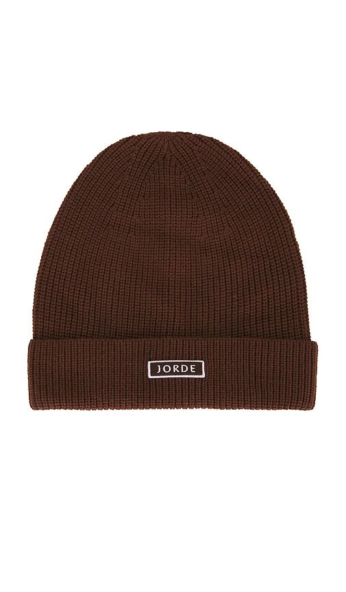 JORDE Tommy Beanie in Brown - JORDE - Modalova