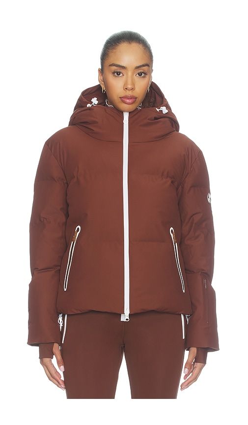 Poppy Ski Jacket in Brown. - size L (also in M, S, XS) - JORDE - Modalova