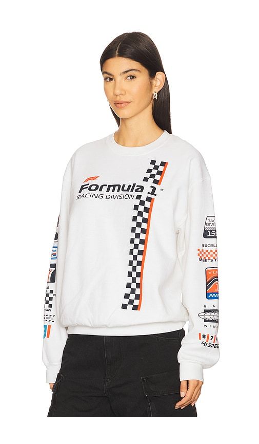 F1 Racing Stripe Sweatshirt in . - size L (also in M, S, XL/1X) - Junk Food - Modalova