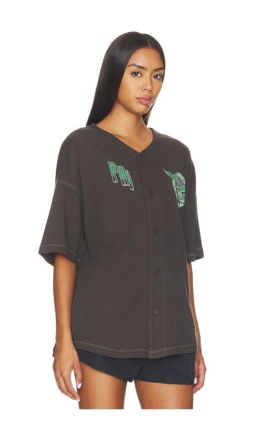 Eagles Baseball Jersey in Black. - size L (also in M, S, XL/1X) - Junk Food - Modalova