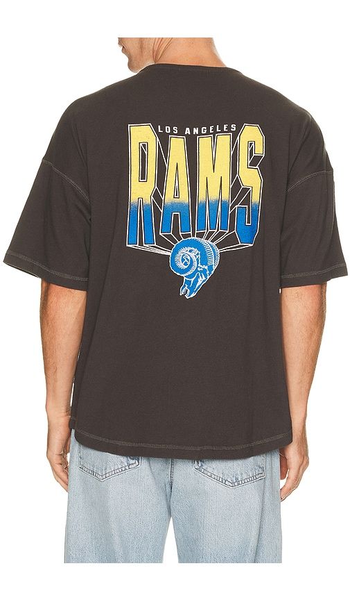 Rams Baseball Jersey in Black. - size L (also in M, S, XL/1X, XS) - Junk Food - Modalova