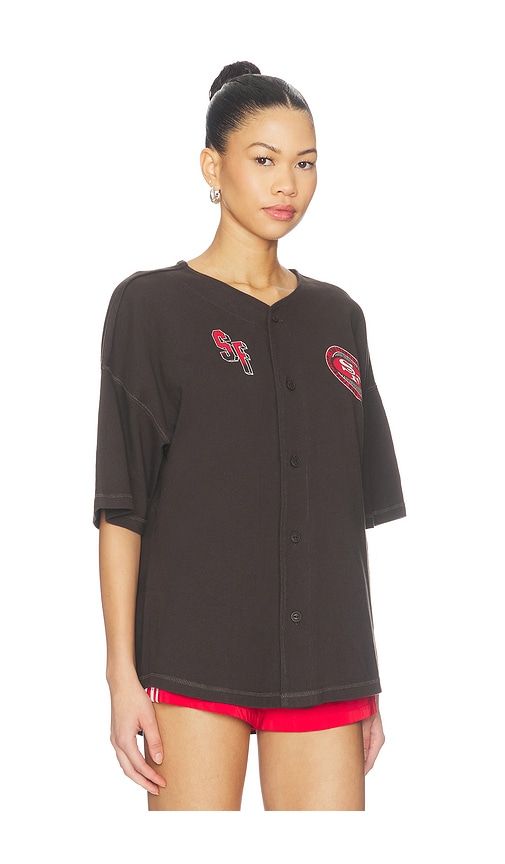 Ers Baseball Jersey in Black. - size L (also in M, S, XL/1X) - Junk Food - Modalova