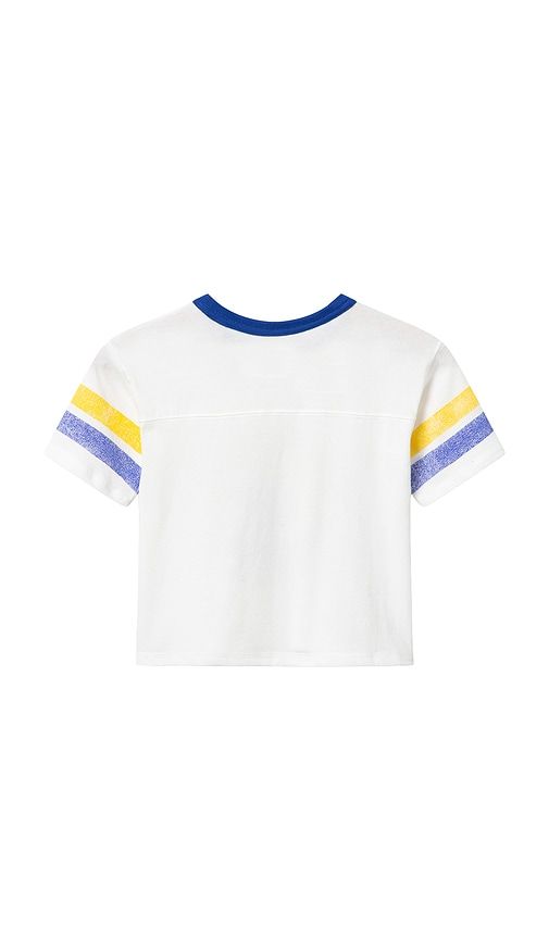 Kids NFL Rams Striped Yoke Ringer Tee in Multi. - size XS (also in XXS) - Junk Food - Modalova