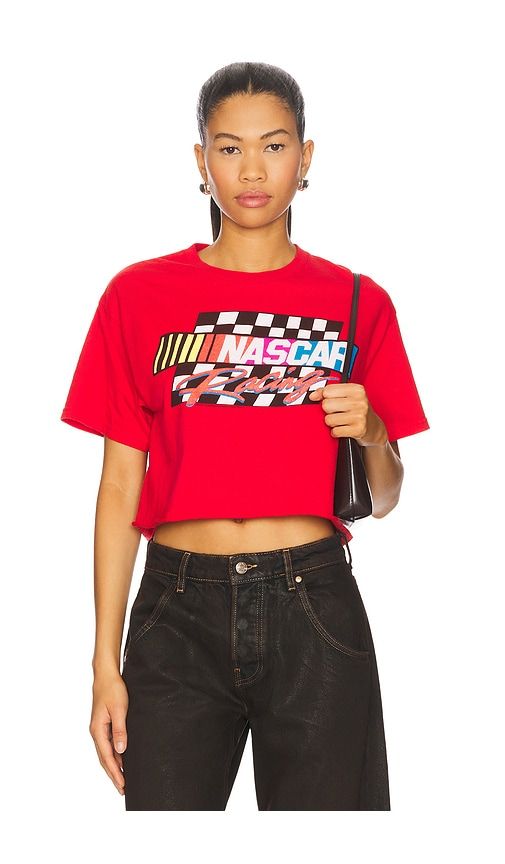 Nascar Racing Crop Tee in . - size L (also in M, S, XL, XS) - Junk Food - Modalova