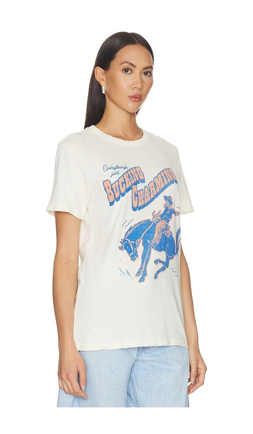 Bucking Charming Tee in Beige. - size L (also in M, S, XS) - Junk Food - Modalova